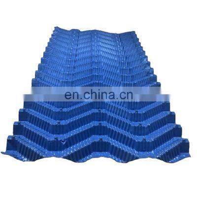 Customized PP PVC anti-corrosion durable cooling tower filler media 500mm 750mm S-wave counter-flow cooling tower fill