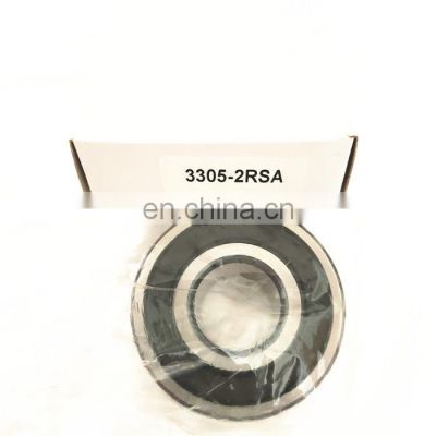 HIgh quality 25*62*25.4mm 3305-2RSA bearing 3305-A double row Angular Contact Ball Bearing 3305-2RS