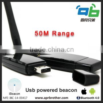 2015 USB beacon with effect range for 50m