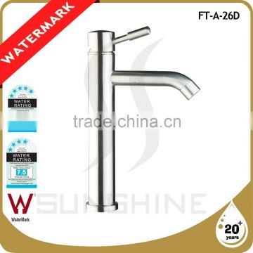 FT-A-26D stainless steel basin faucet tap certificated proved