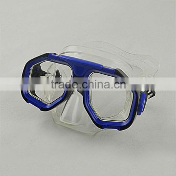 Professional pvc/silicone diving mask