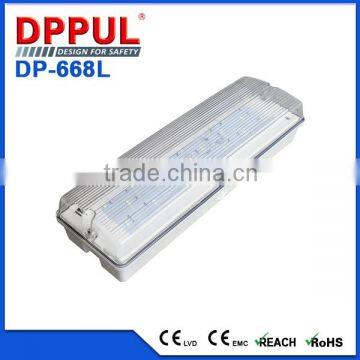 IP65 Waterproof Polycarbonate LED Emergency Industrial Bulkhead