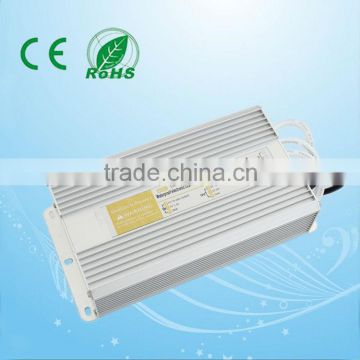 Good sales 250w 12v 15v 24v 48v waterproof electronic led driver with CE ,ROHS, 2years warranty
