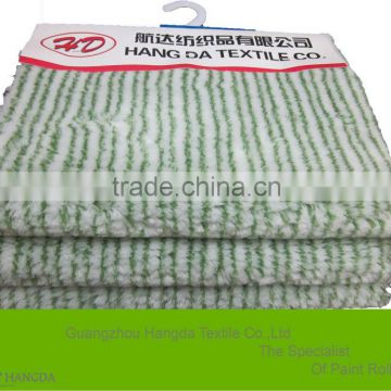 polyamide paint roller fabric white with double green stripe 850g/sqm-10mm