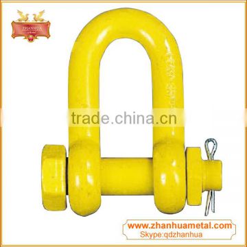 3/8'' -1 3/4''Forged Adjustable Bolt Type G2150 D Shackle With Cotter Pin