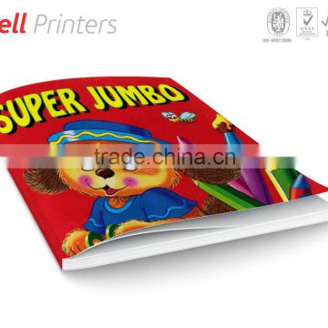 Jumbo colouring book for kids perfect bound from India