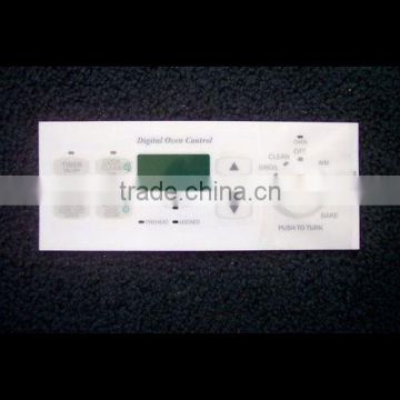 custom Membrane Switches panel with LCD window andround hole
