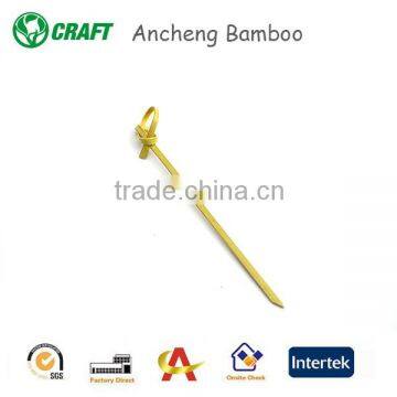 Disposable Decorative Bamboo Knot Cocktail Skewer