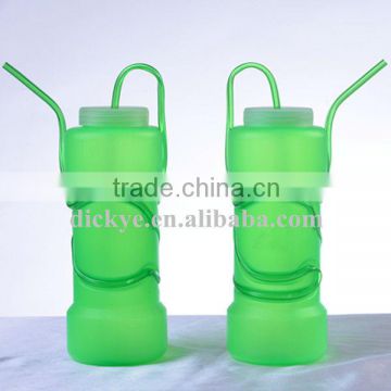 Promotion Polyclear Plastic Sport Straw Cups with straw