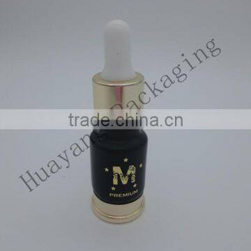 colored glass bottle wholesale glass bottle golden meatal cap