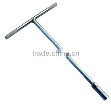Knurling T type wrench, T type spanner, with knurl handle