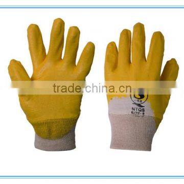 Nitrile fully dipped Coated nylon Gloves for chemical industrial