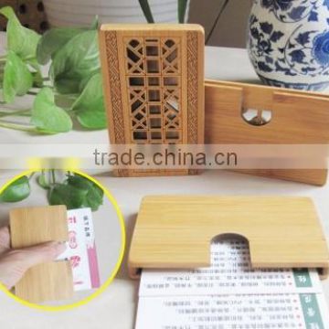 Superior Business Name Card Holder Bamboo Case