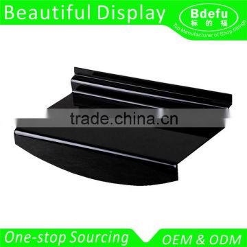 Wholesale black plastic rack shoe display for slatwall                        
                                                Quality Choice