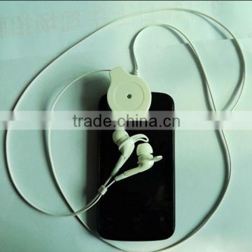 hot selling high quality stereo MP3/4 player retractable earphone
