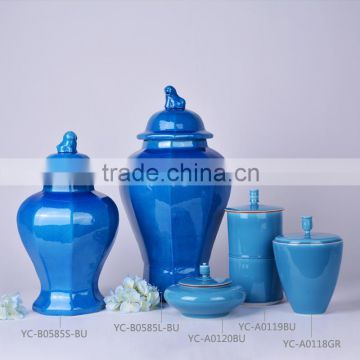 Glazed ceramic jar,small storage jar,airtight design jar