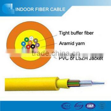 8 core GJFJV indoor distribution fiber optic cable made in China