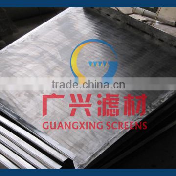 stainless steel 304 Johnson type wedge wire screen for mining
