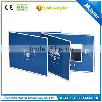 5.0 inch LCD Video brochure / video greeting card for marketing