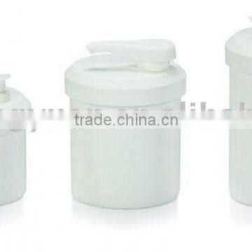 plastic bottle cosmetic container of cream jar PP meterial with pump