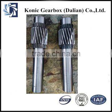 Customized automatic helical gear shaft assembly for big equipment parts from china factory