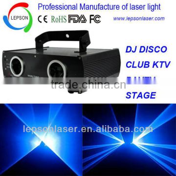 Double head Blue laser beam show disco club light