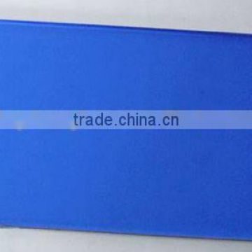 Dark Blue Reflective Float Glass with CCC$ISO certification in bulding glass