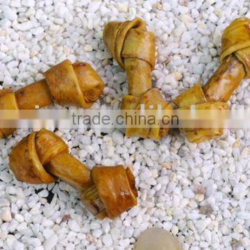 Dog chew:porkhide knotted bones(basted