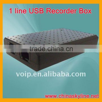 1 line usb recorder box for pbx