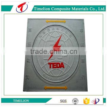 bs en124 no reciclable electrical road construction composite manhole cover and frame manhole cover bs