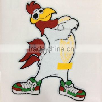 custom made Chicken embroidery chenille patches