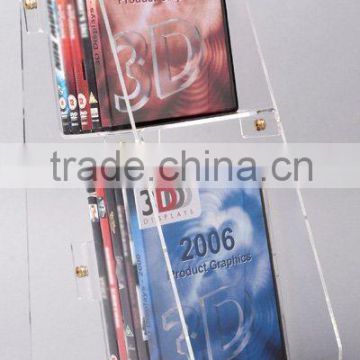 Acrylic CD/DVD display stand/ cd dvd display stand/ acrylic dvd display stand C1014471