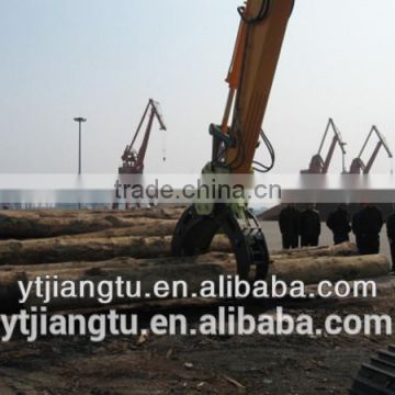 jt-08s log grapple for 24-26tons tons excavator on sale made in china