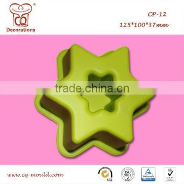 Star Shape Cup Cake Molds / chocolate mold / jelly mold,Silicone cake mould,Carton Cup Cake Molds