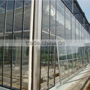 XINHE Easy assembled glass greenhouse galvanized steel tube cucumber greenhouse