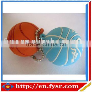 Eco-friendly silicone rubber keychain for promotion use