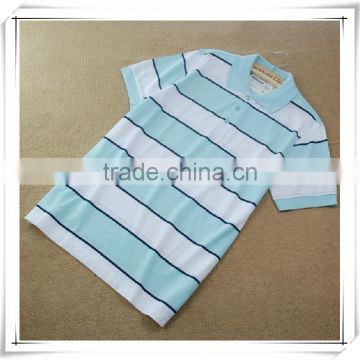 Custom polo,Mens fringe pattern yard dye polo t shirt,Wholesales Muti Strip Polos