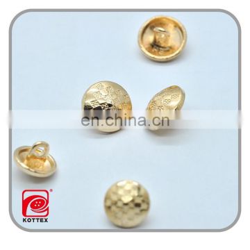 Fancy 16L- 20L Gold Color Metal Alloy Mushroom Button For Shirt
