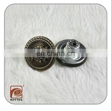 Fashion plastic buttons,painted fancy metal snap buttons