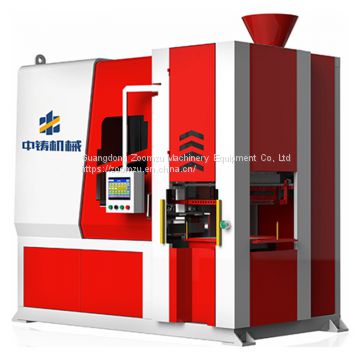 China automatic top & under flaskless green sand Z5565 casting molding machine for making SG iron-zoomzu