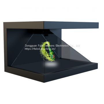 32 inch 270 Degree 3D Hologram Advertising Screen Holographic Pyramid 3D Display Showcase