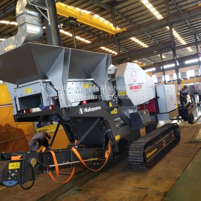 MONDE jaw mobile crusher in quarry