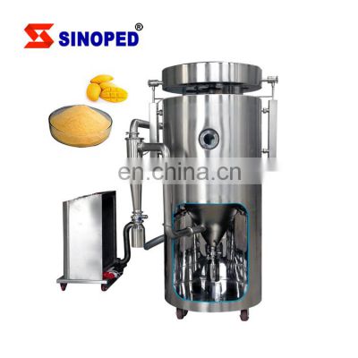LPG High Speed Atomizer Centrifugal Spray Dryer Machine for cold granules milk juice stevia powder