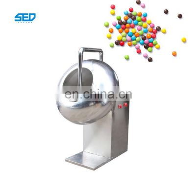 6-15 kg / batch Multi-functional Peanut Chocolate Sugar Coating Pan Machine