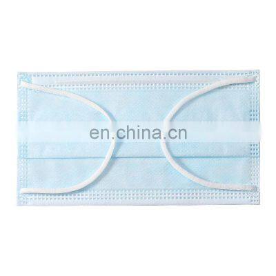 3 ply nonwoven  head cover high efficiency filtration disposable face mask