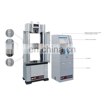 WE-1000D 1000KN Digital display hydraulic universal testing machine with 50KN load cell