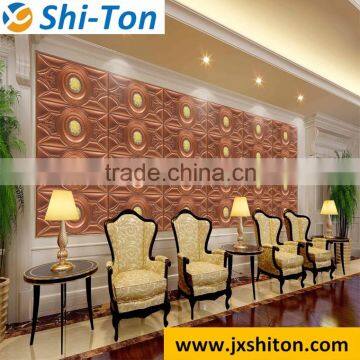 Colorful 3d pvc wallpapers decorative wall panel