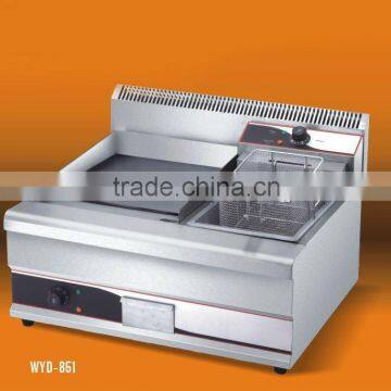 table top electric griddle with fryer