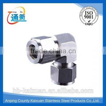 High quality Compression fittings,stainless steel elbow union connector