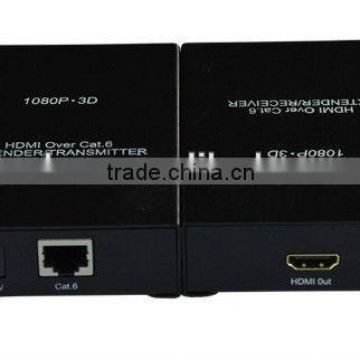 HDMI Extender by Single CAT5e/6 Cable: 60m, Transimitter+Receiver